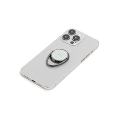 Sage & White Gingham Phone Ring Holder by etchd, view 6