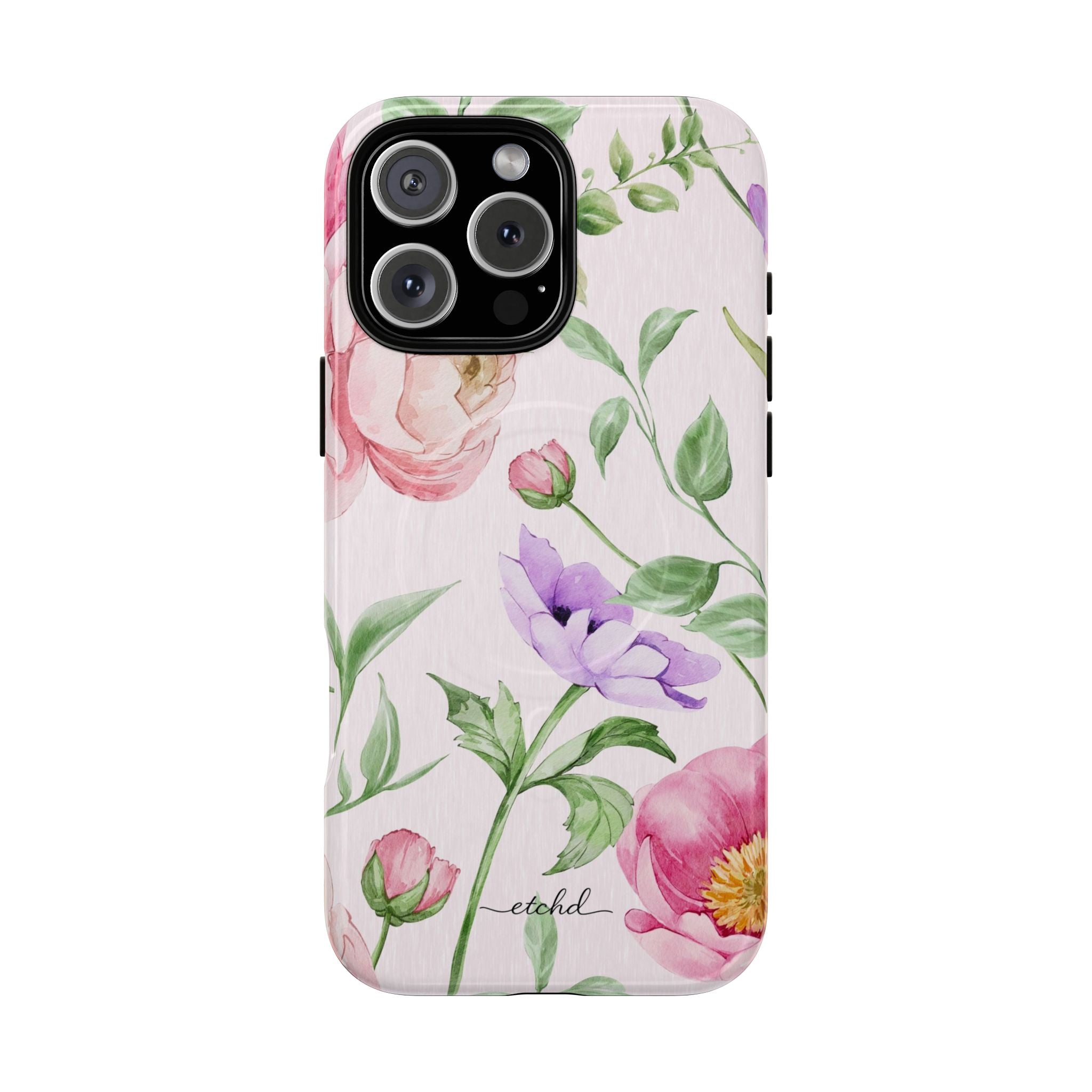 Peony Bloom Magnetic Phone Case – designer phone case by etchd
