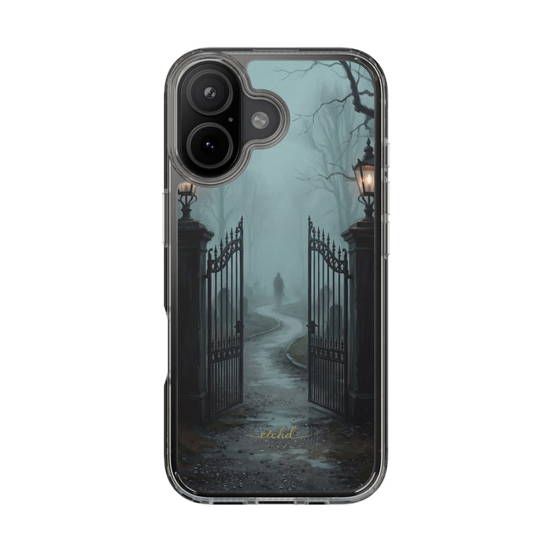 Lantern Gate Clear Phone Case by etchd, view 35