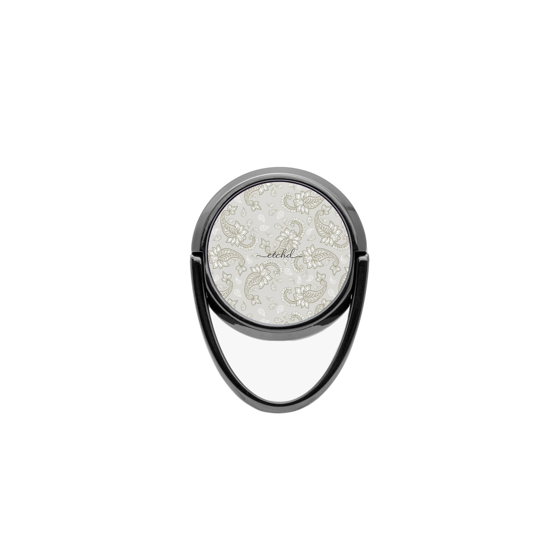 Beige Paisley Phone Ring Holder by etchd, view 4