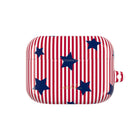 Red Stripes & Blue Stars Funda para AirPods