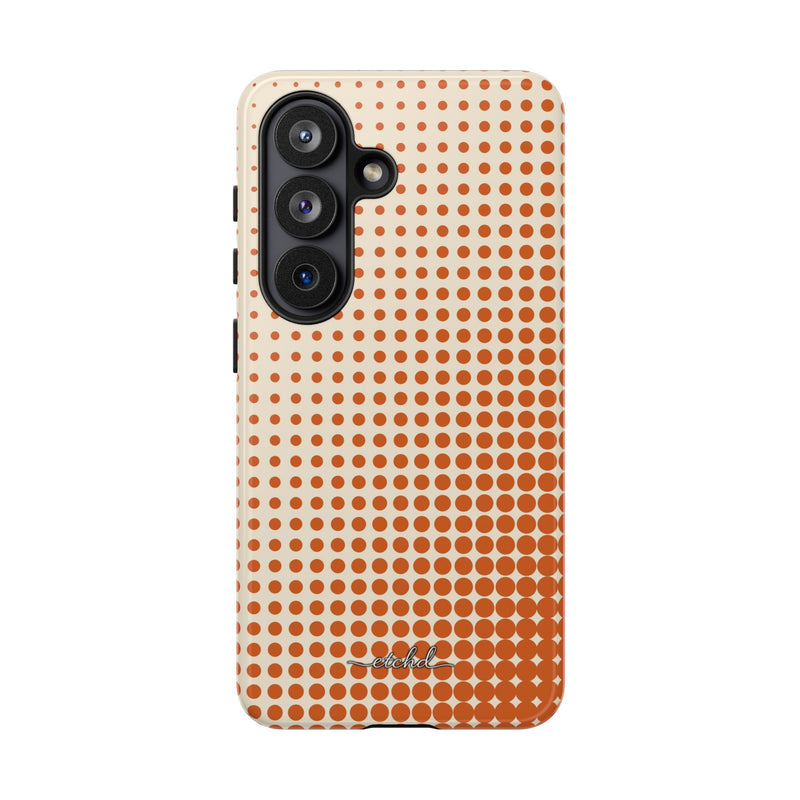 Tangerine Halftone Handyhülle-zoom-
