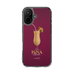 Pina Colada Clear Magnetic Phone Case by etchd, view 13