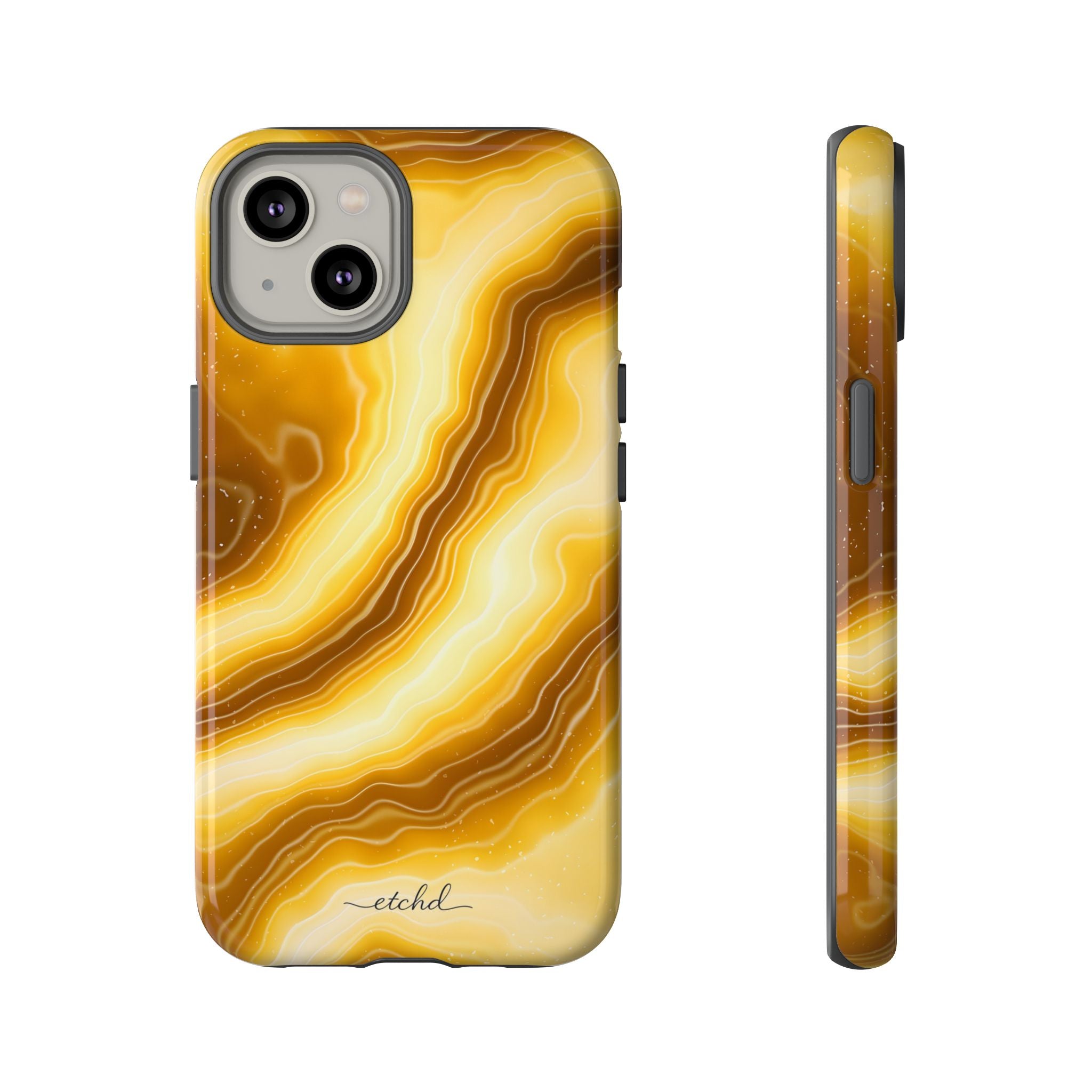 Citrine Phone Case by etchd, view 2