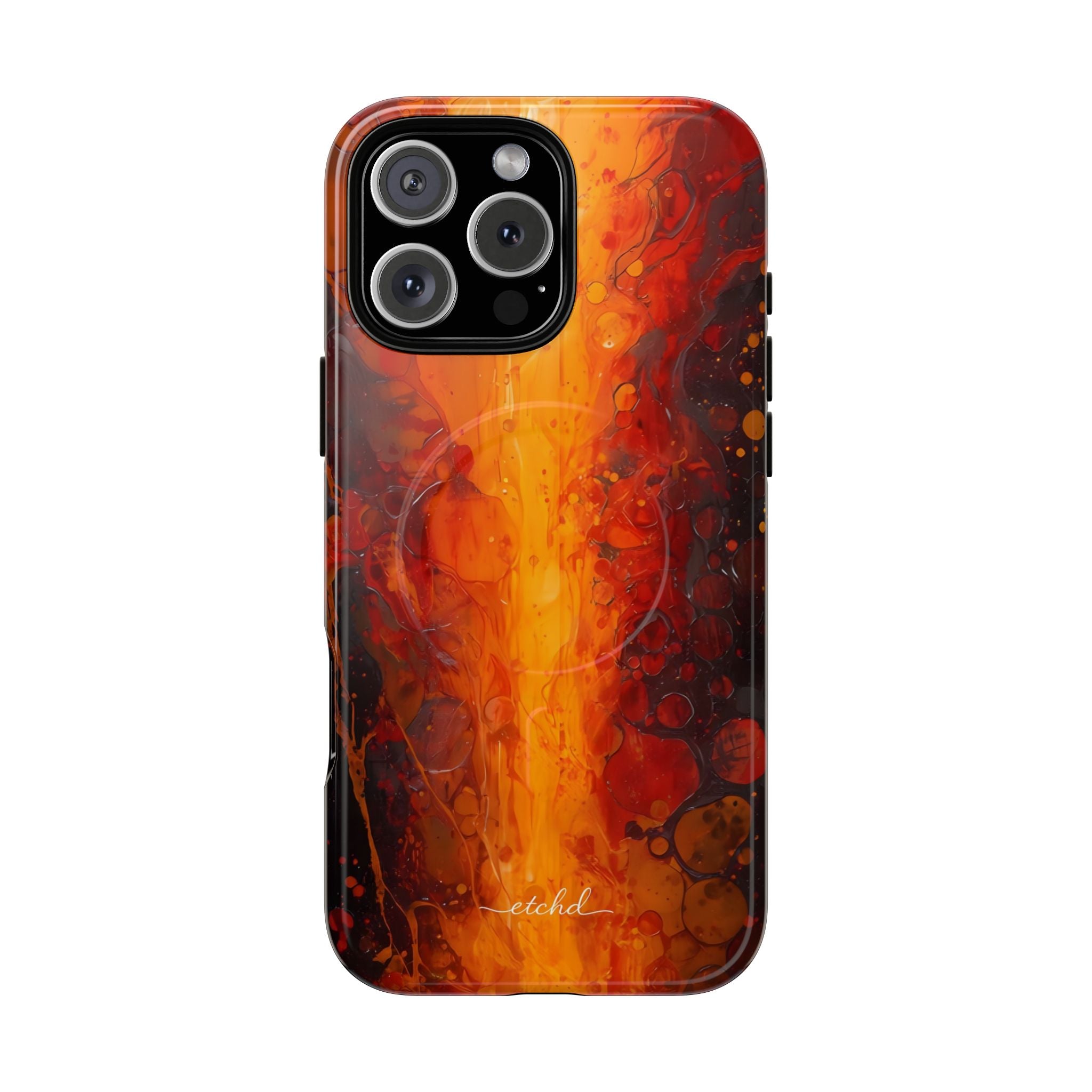 Molten Core Magnetic Phone Case by etchd