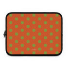 Wasabi & Persimmon Polka Dot Laptop Sleeve