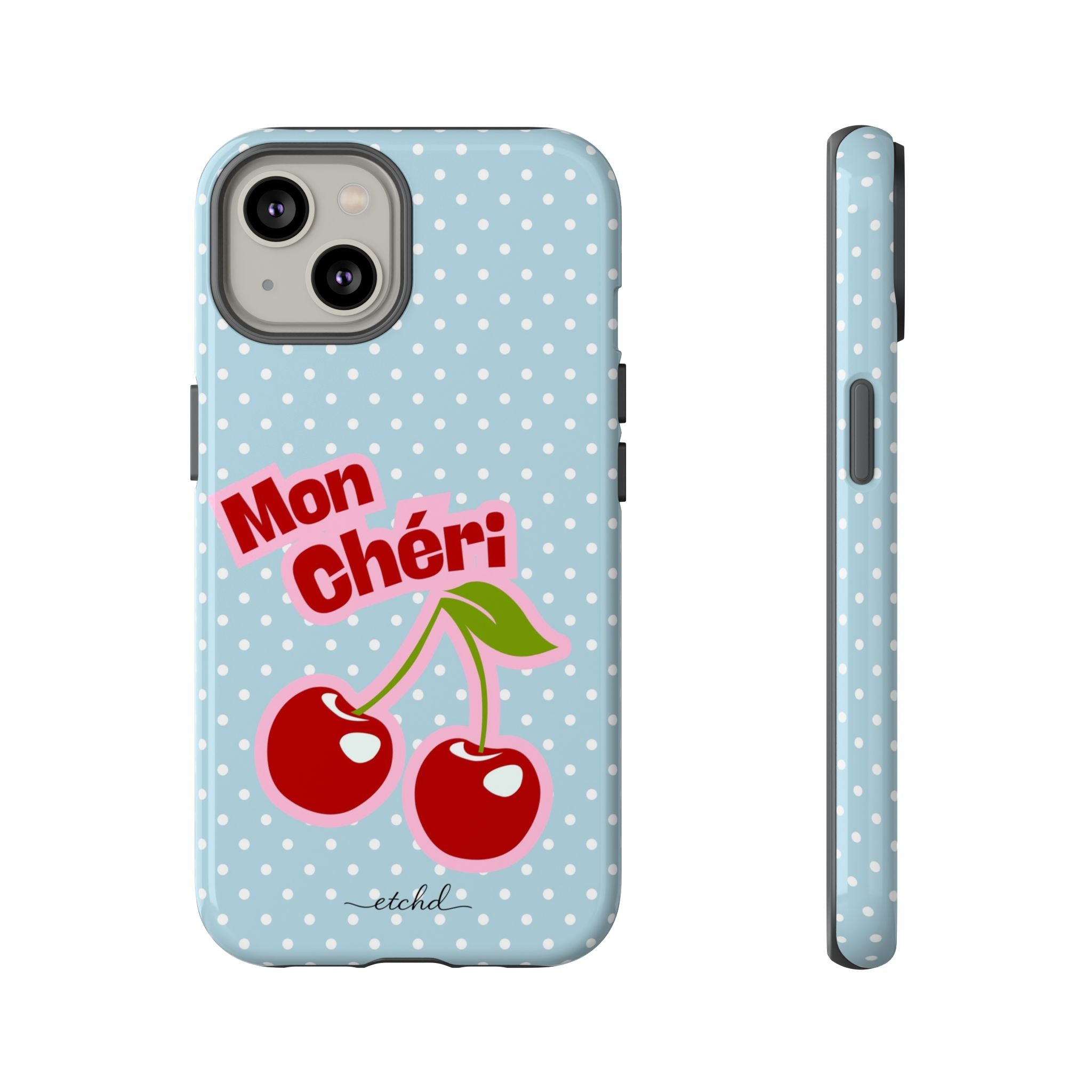 Mon Chéri Phone Case by etchd, view 2