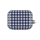 Navy & Cream Gingham Custodia per AirPods