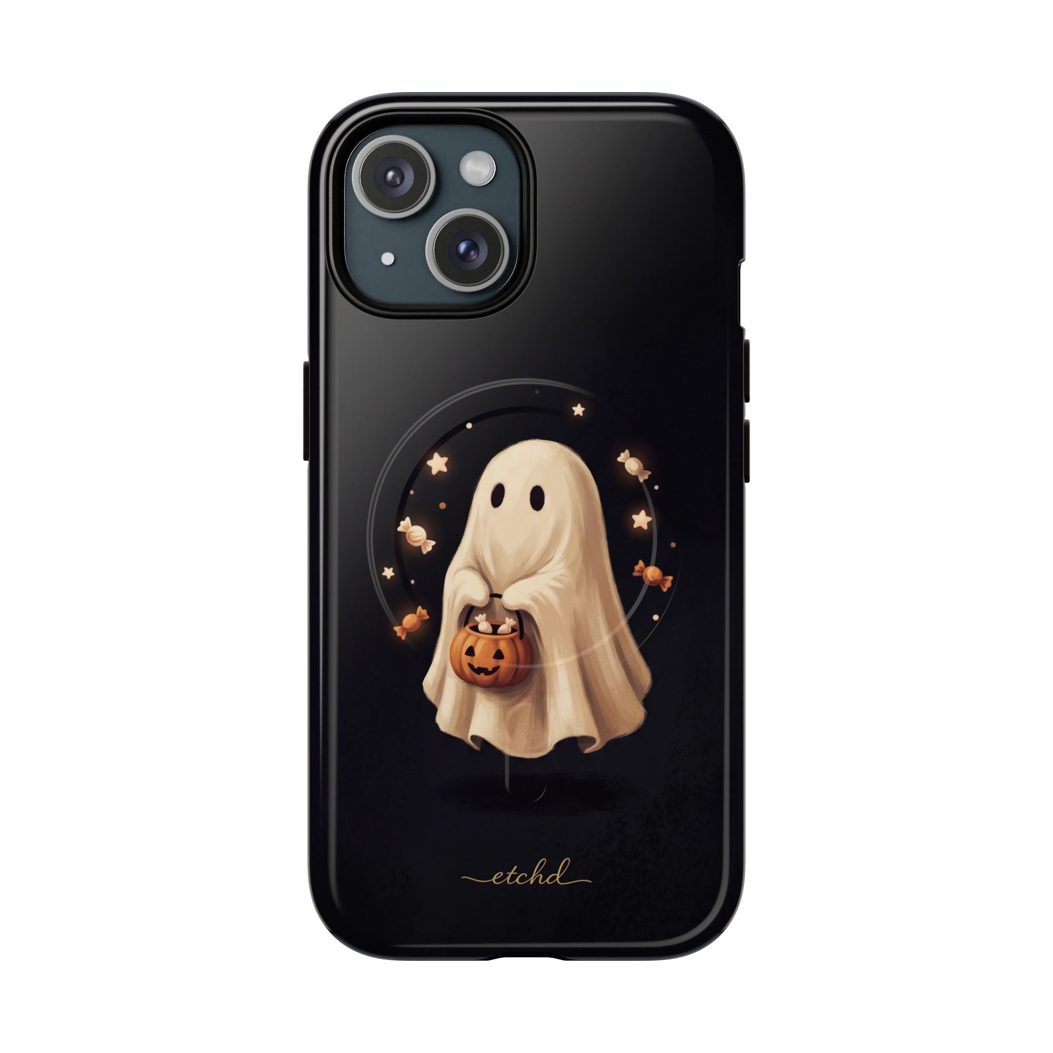 Candy Ghost Magnetic Phone Case by etchd, view 2