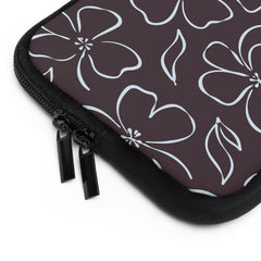 Plum & Blue Floral Laptop Sleeve by etchd, view 12