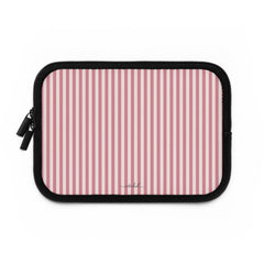 Blush & Cream Striped Laptop Sleeve by etchd, view 2