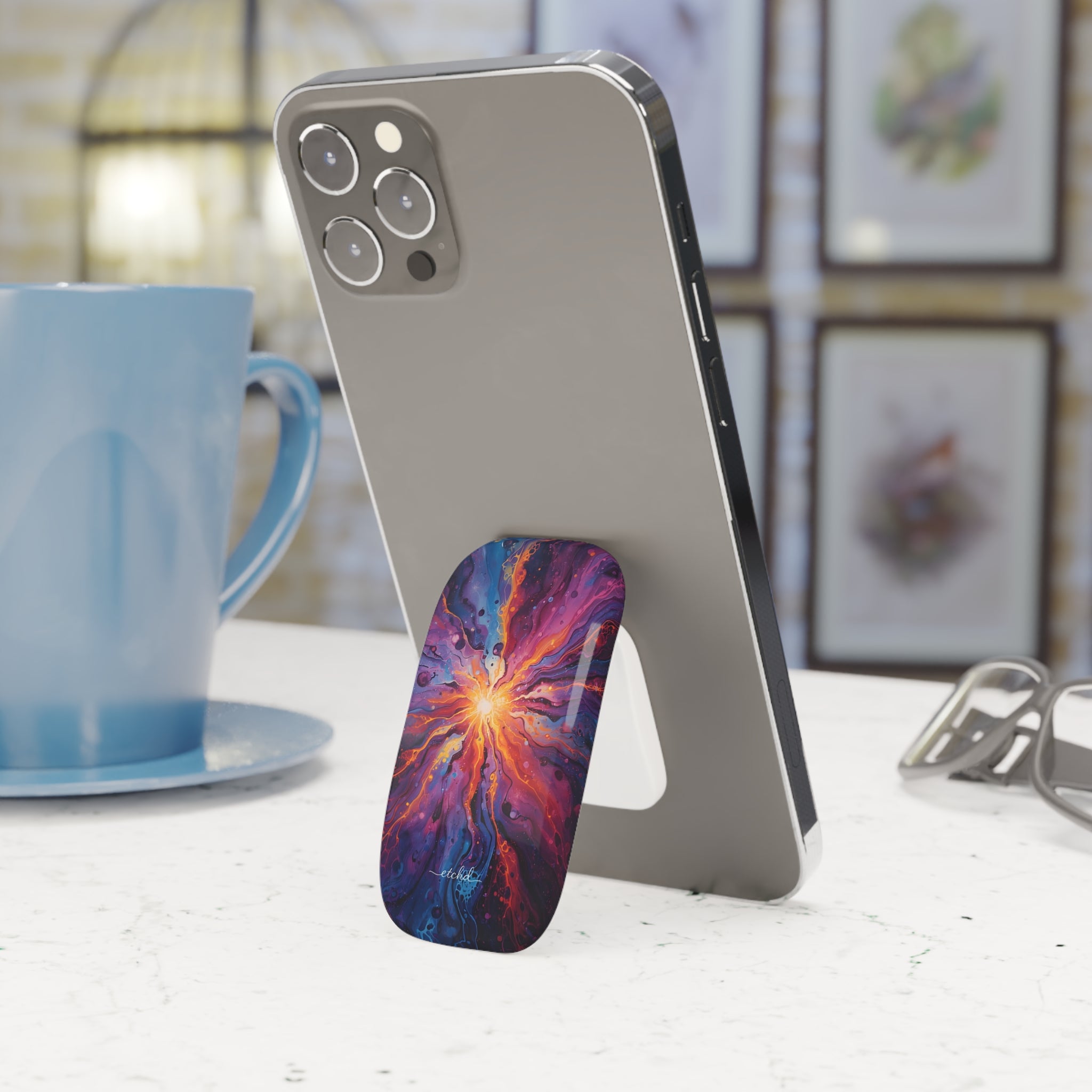 Supernova Click-On Phone Grip by etchd, view 2