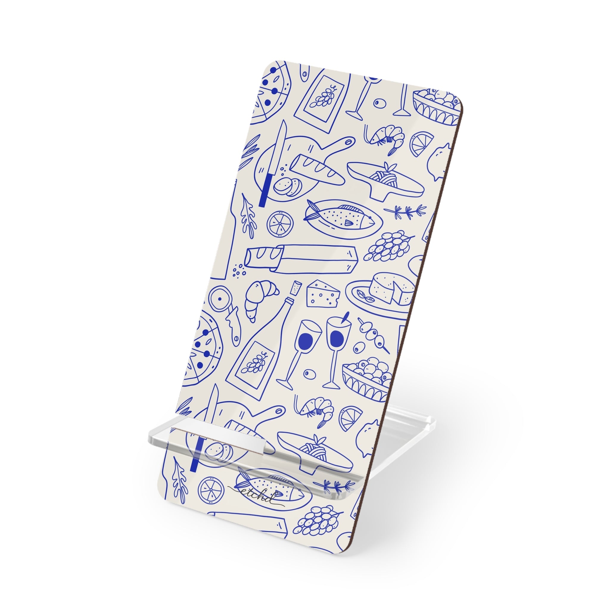 Food Pattern Phone Stand by etchd