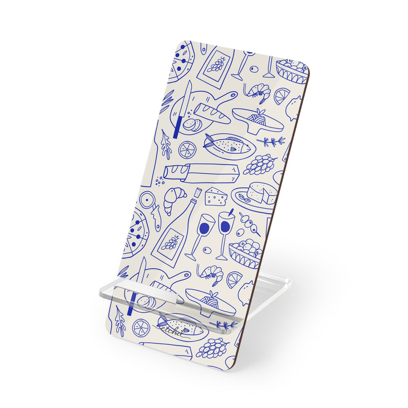 Food Pattern Phone Stand by etchd