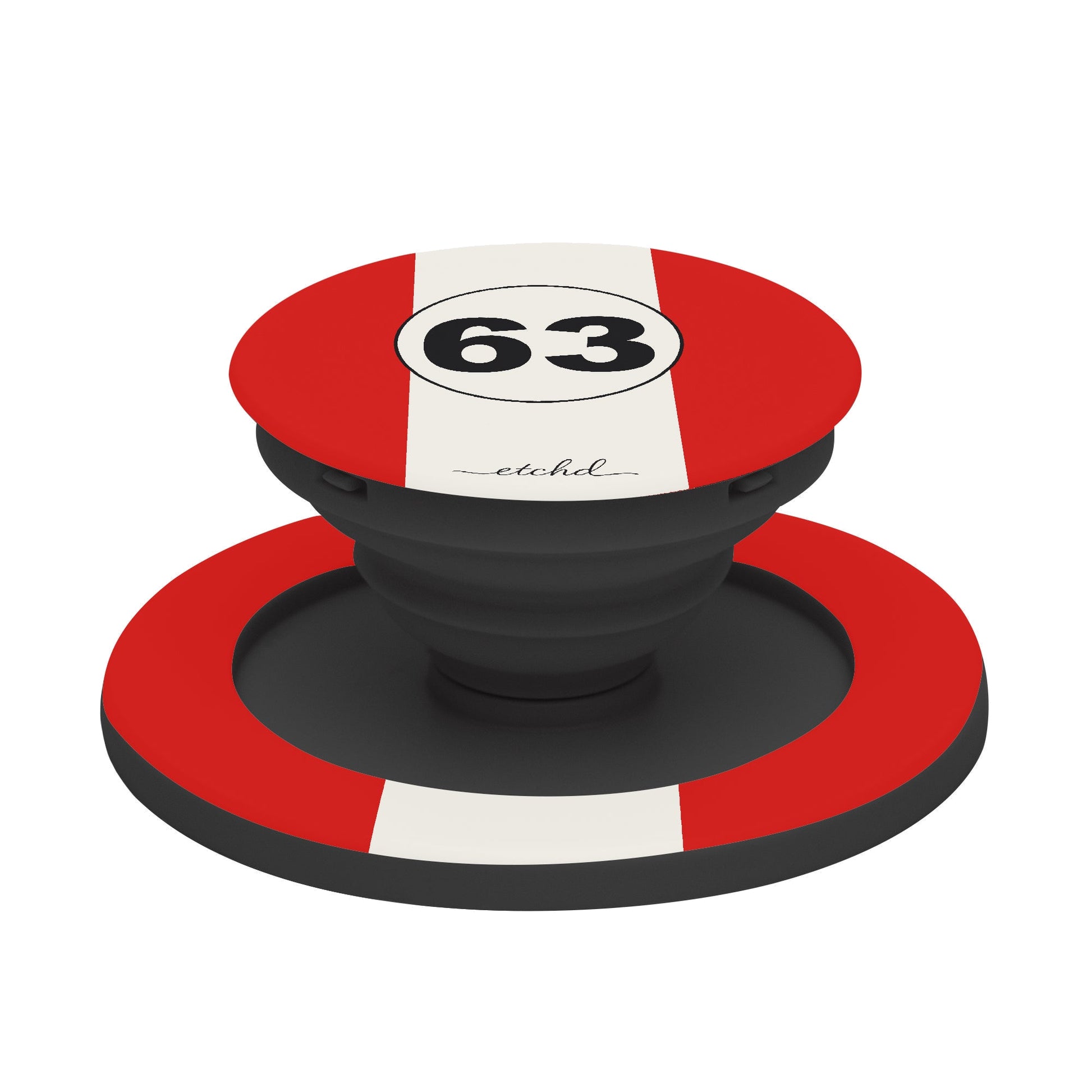 Monza Red Phone Grip And Stand by etchd, view 6