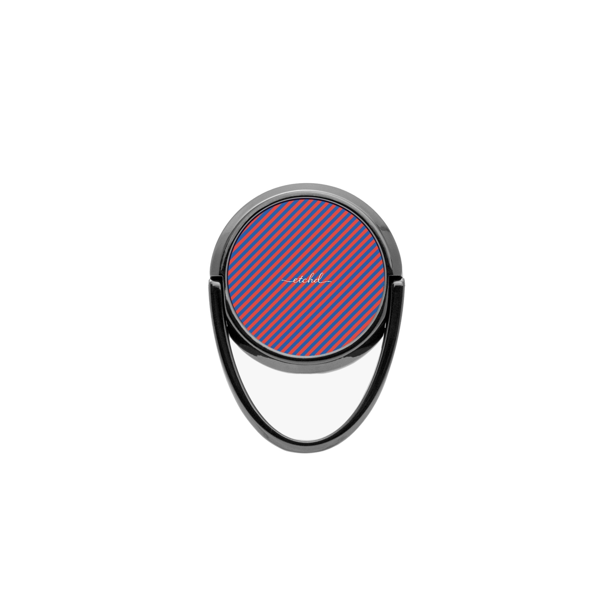 Cobalt And Poppy Diagonal Phone Ring Holder by etchd, view 4
