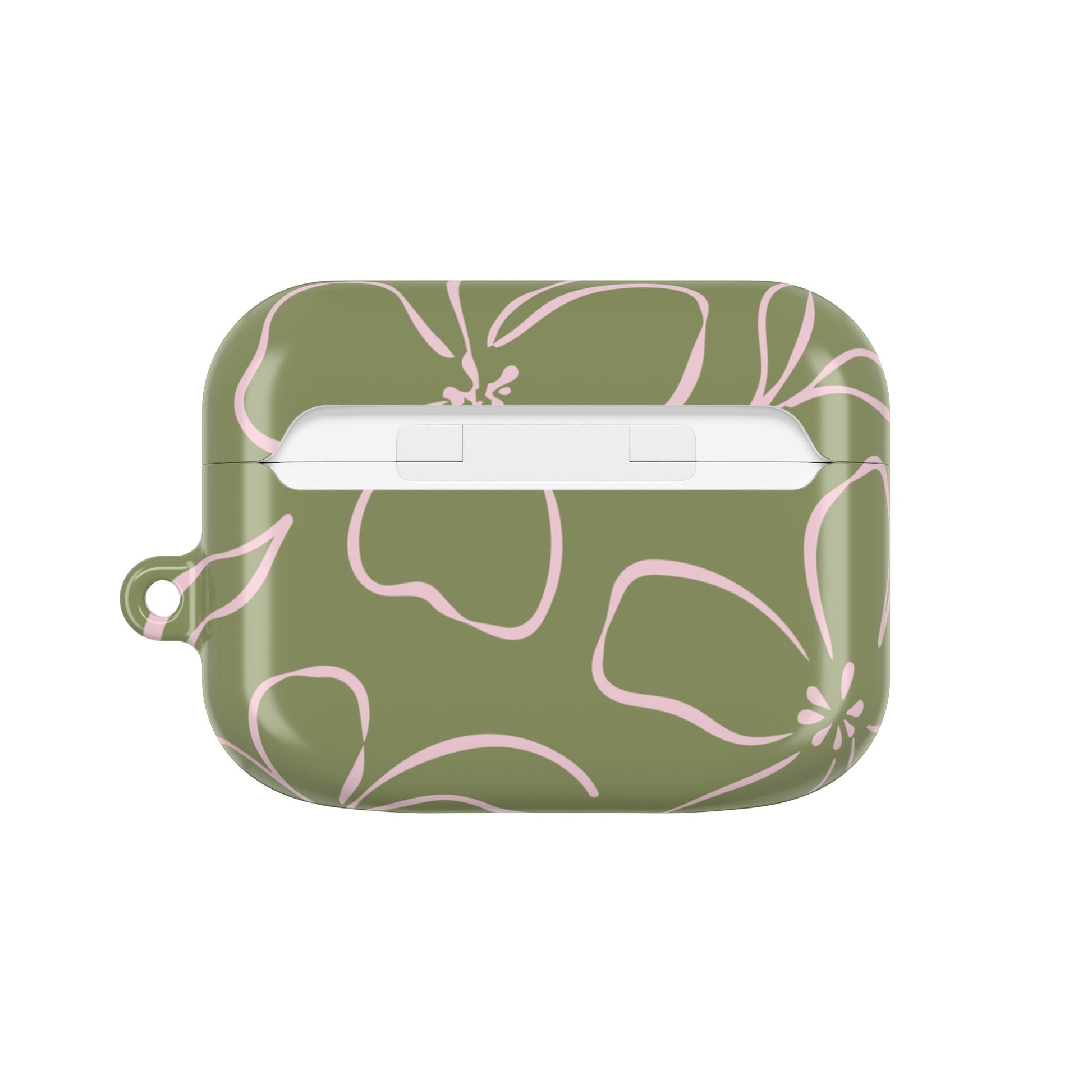 Green & Pink Floral AirPod Case by etchd, view 7