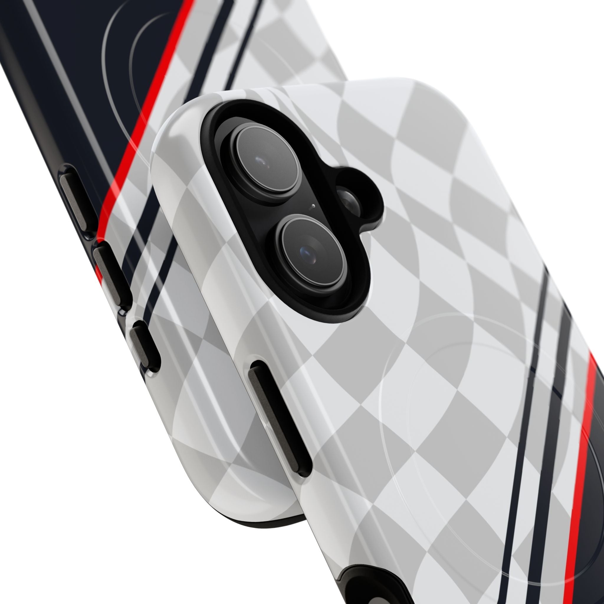Checkered Flag Magnetic Phone Case by etchd, view 87