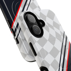 Checkered Flag Magnetic Phone Case by etchd, view 87