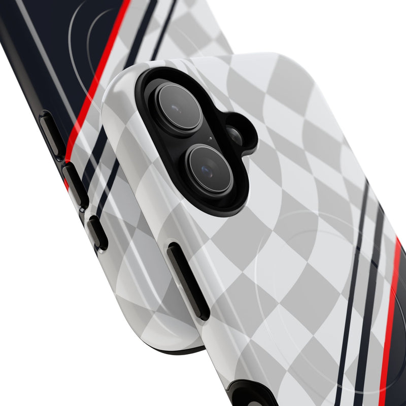 Checkered Flag Magnetic Phone Case by etchd, view 87