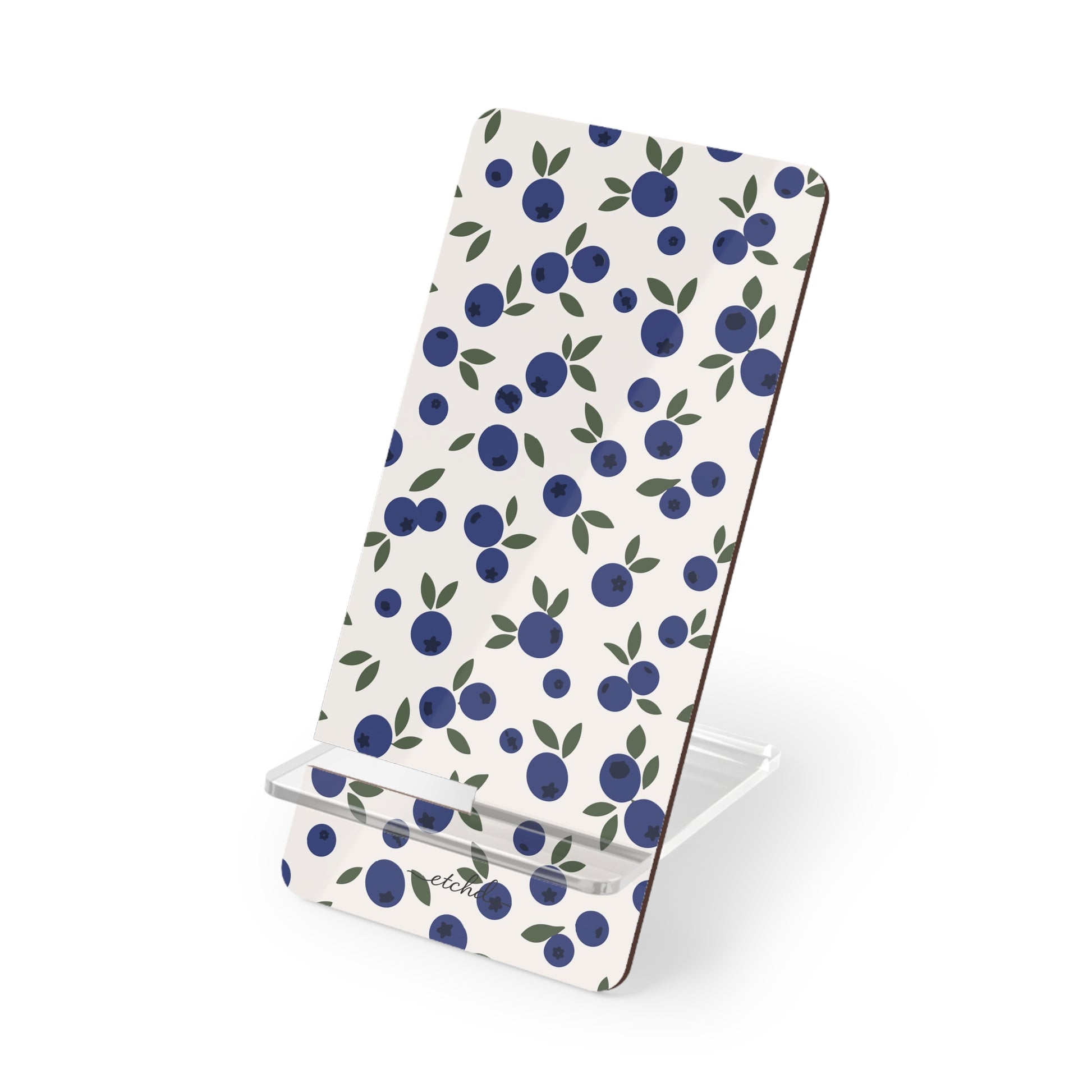 Blueberry Phone Stand by etchd