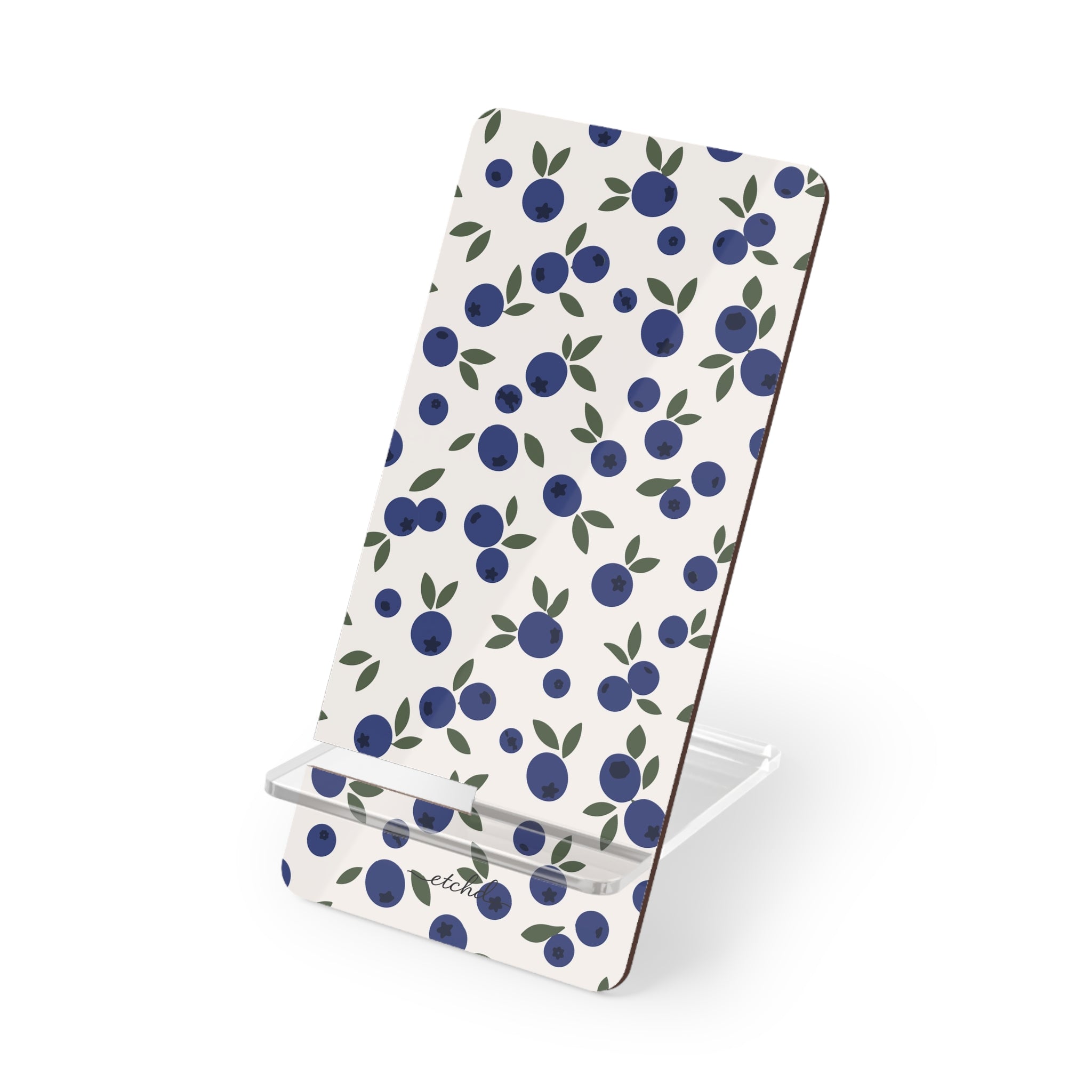 Blueberry Phone Stand by etchd