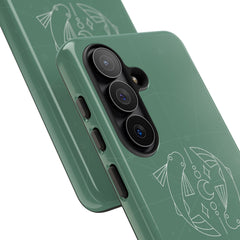 Pisces Phone Case by etchd, view 219