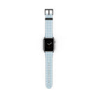 Cornflower & White Gingham Smartwatch Strap
