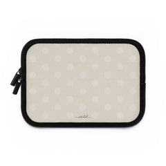 Neutral Polka Dot Laptop Sleeve by etchd, view 2