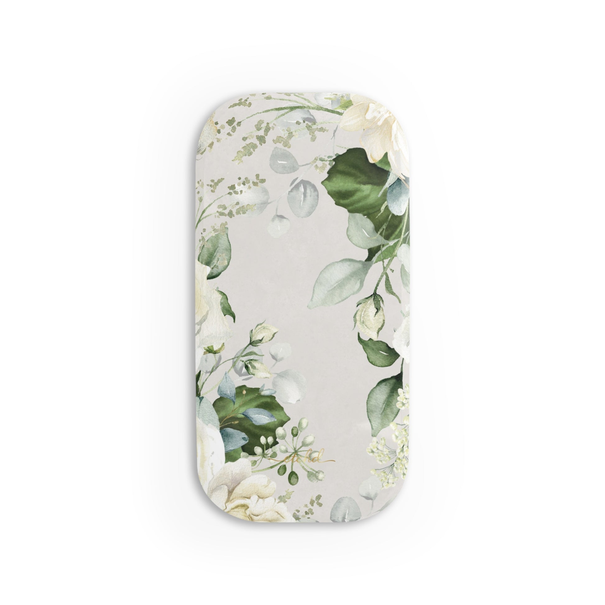 White Roses Click-On Phone Grip by etchd