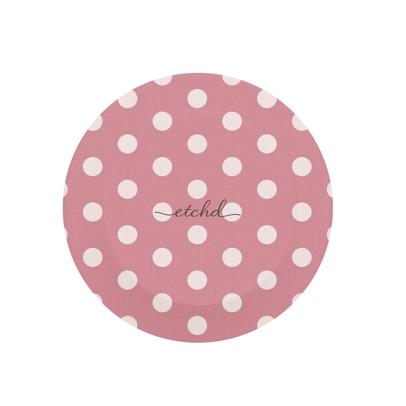 Cream & Blush Polka Dot Phone Grip And Stand-zoom-