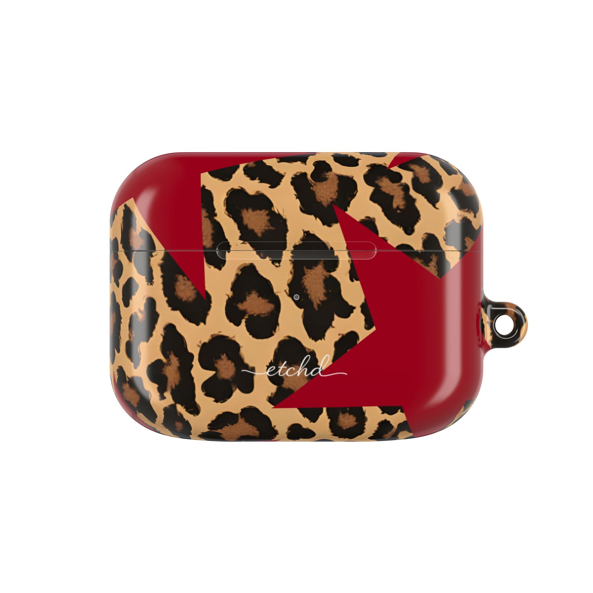 Leopard & Red Stars AirPod Case by etchd