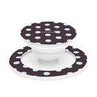 Blue & Plum Polka Dot Phone Grip And Stand