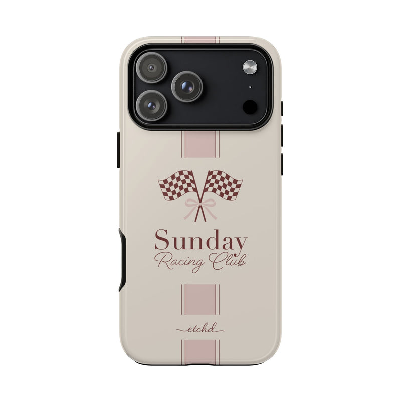 Sunday Racing Phone Case by etchd, view 59