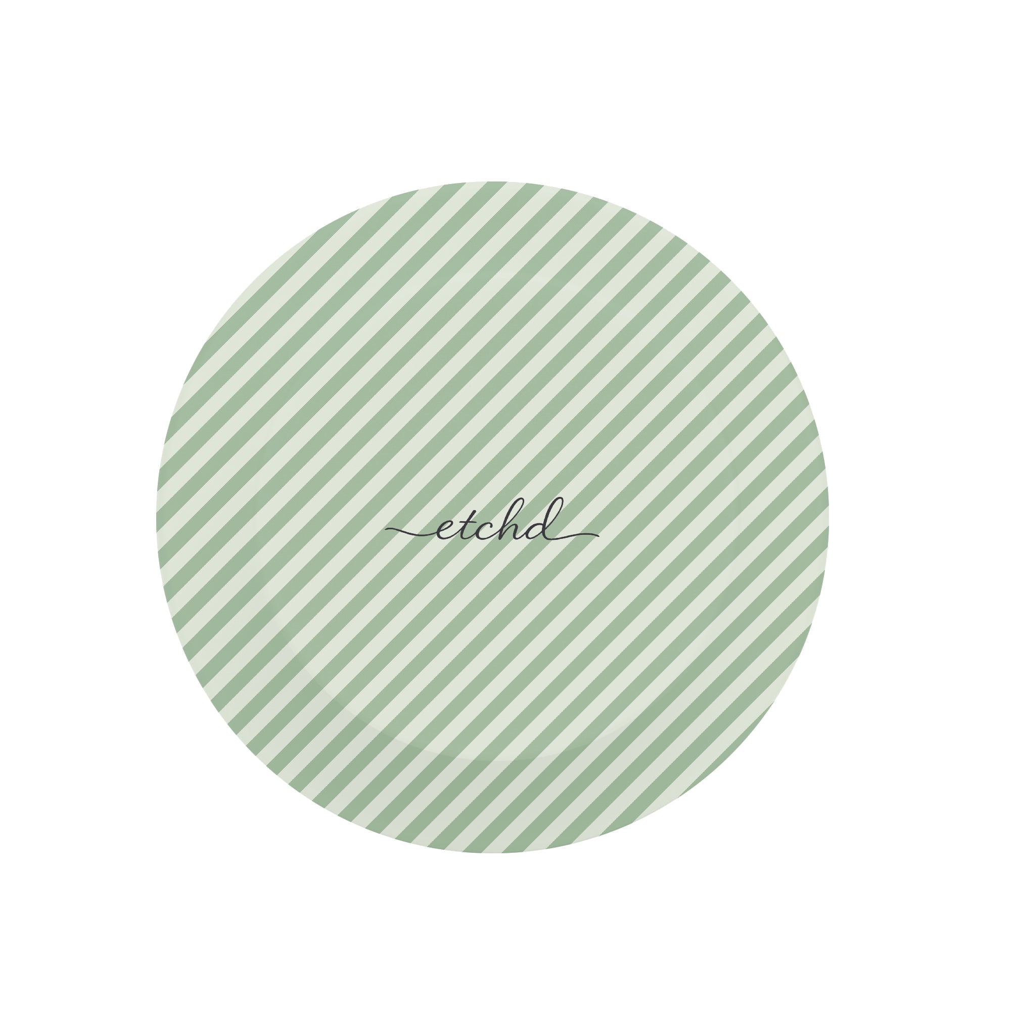 Sage & Cream Striped Diagonal Phone Grip And Stand by etchd, view 3