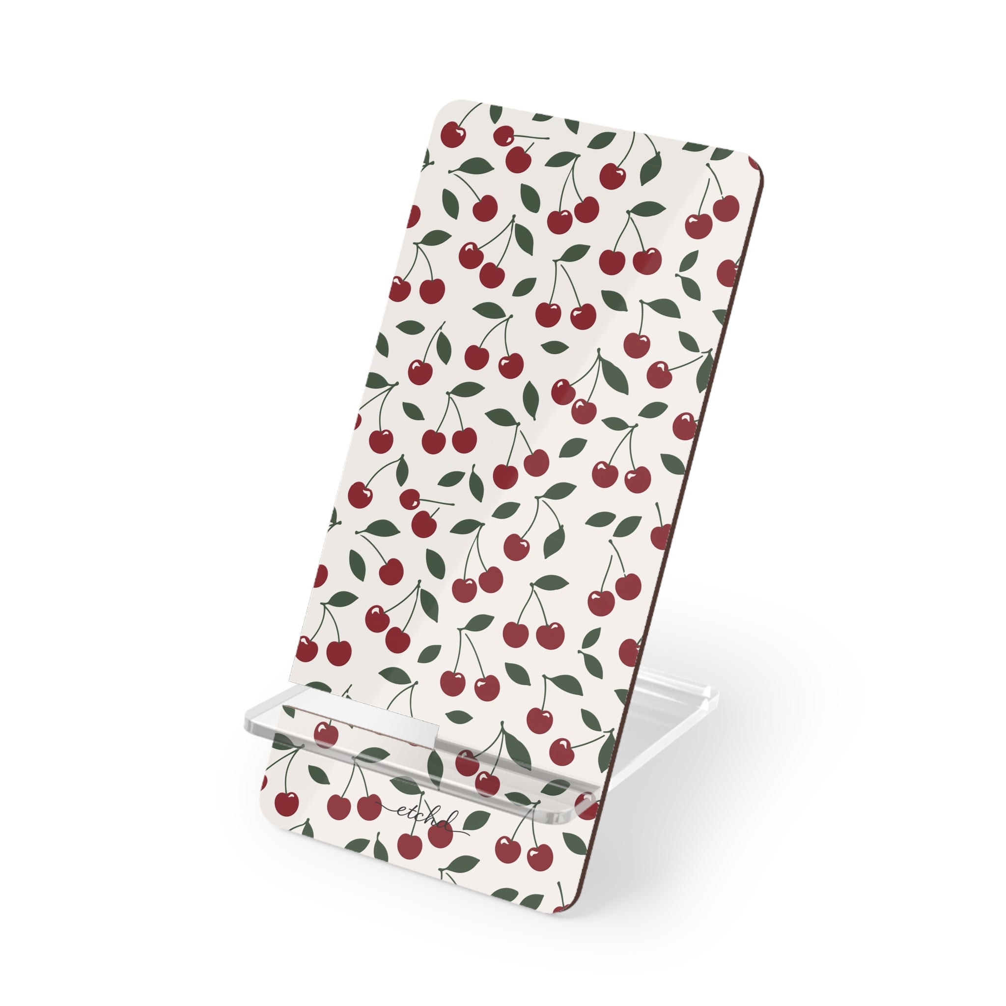 Cherry Phone Stand by etchd