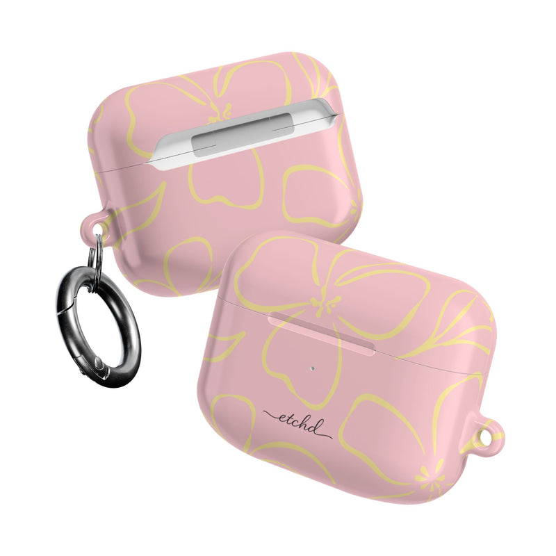 Pink & Butter Floral AirPod Case by etchd, view 10