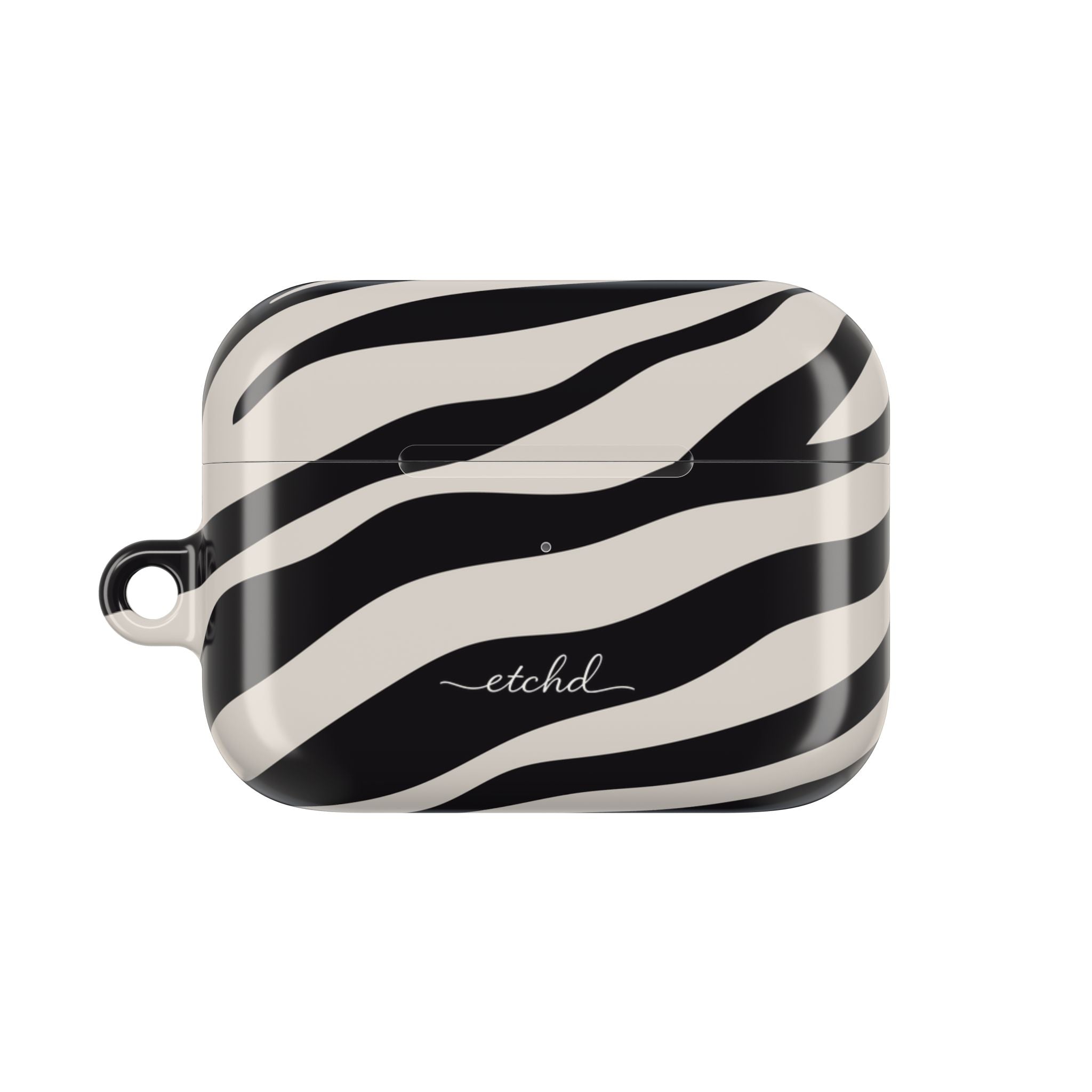 Zebra Print AirPod Case by etchd, view 2
