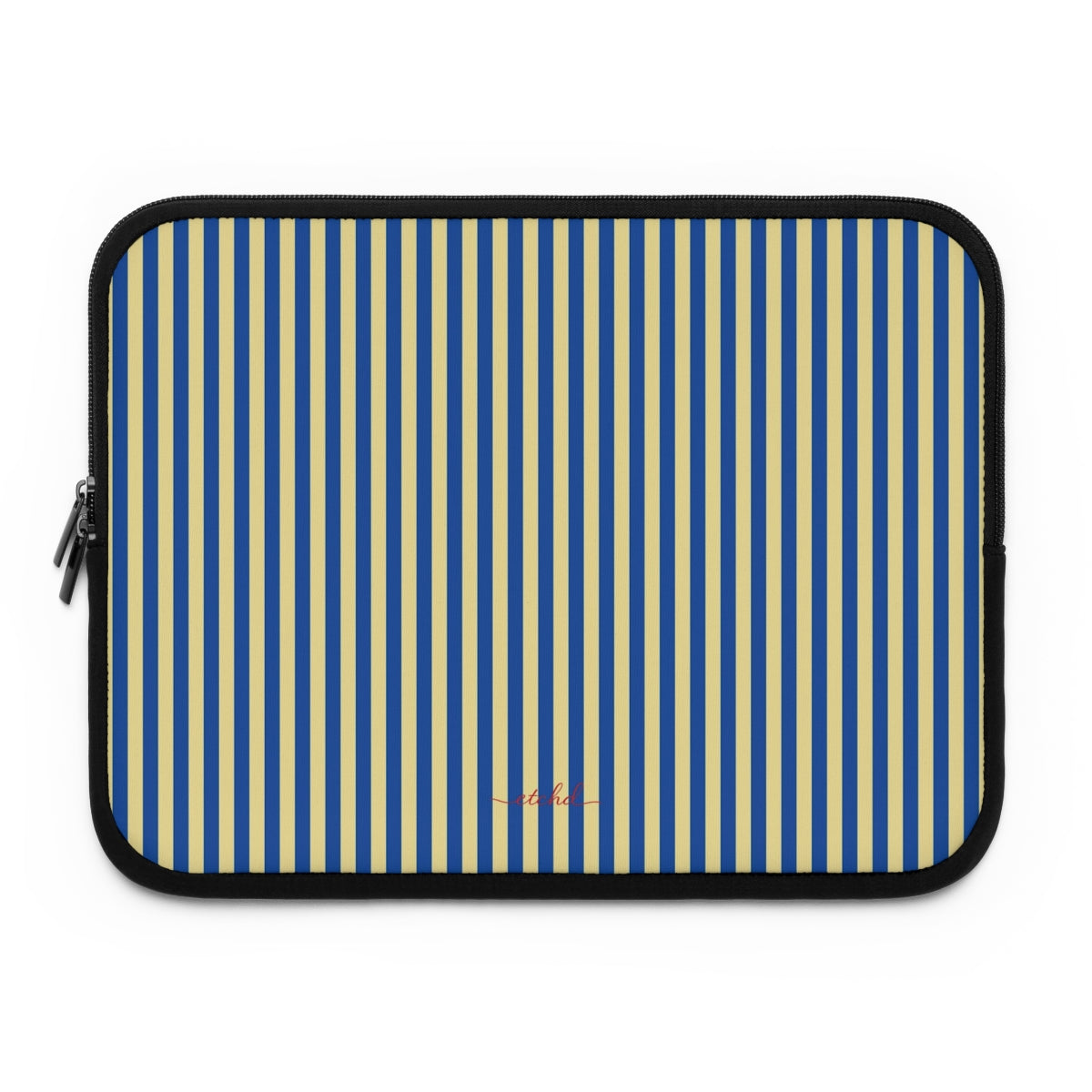 Cobalt & Butter Striped Custodia per laptop di etchd