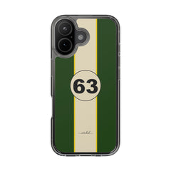 Heritage 63 Clear Phone Case by etchd, view 35