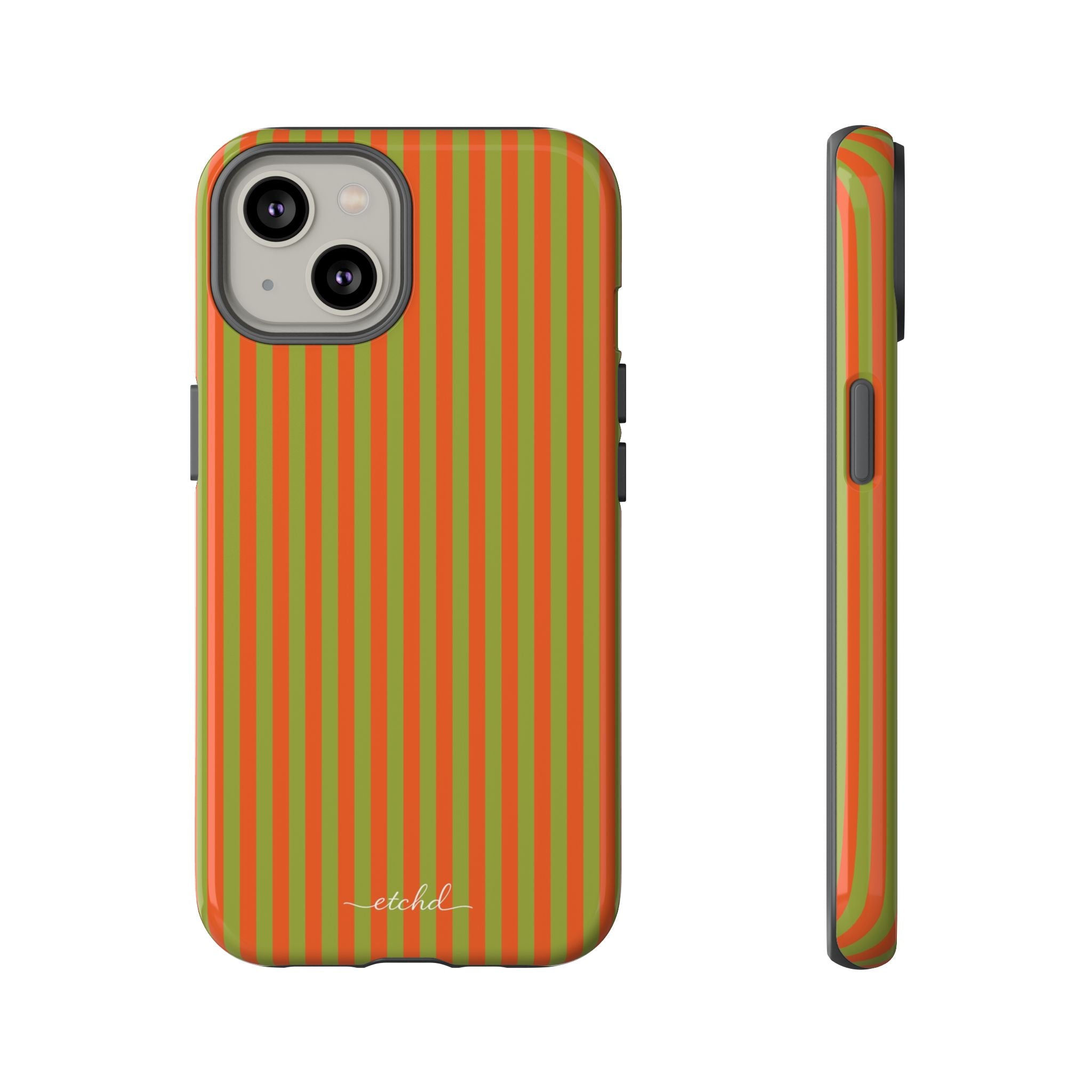 Persimmon And Wasabi Phone Case by etchd, view 2
