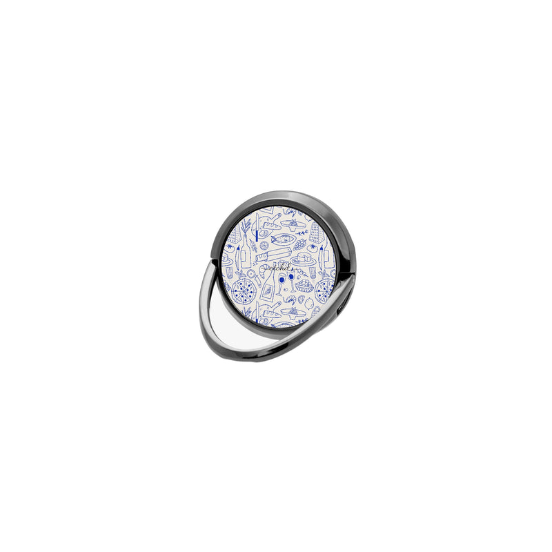 Food Pattern Phone Ring Holder-zoom-