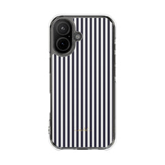 Navy And White Clear Magnetic Phone Case by etchd, view 13