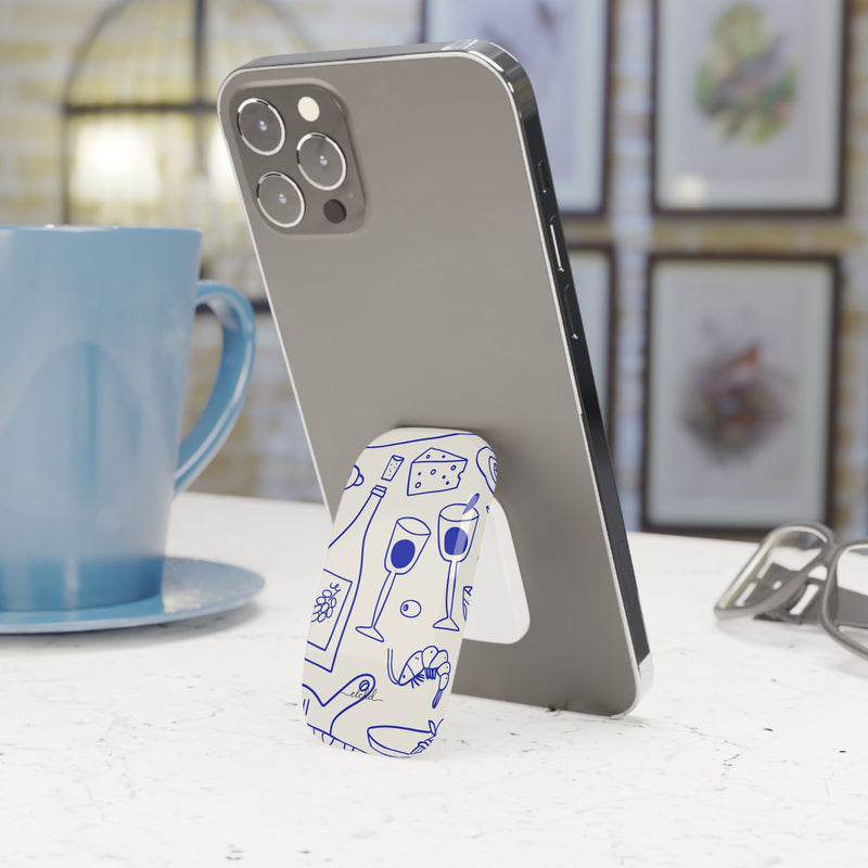 Food Pattern Click-On Phone Grip by etchd, view 3