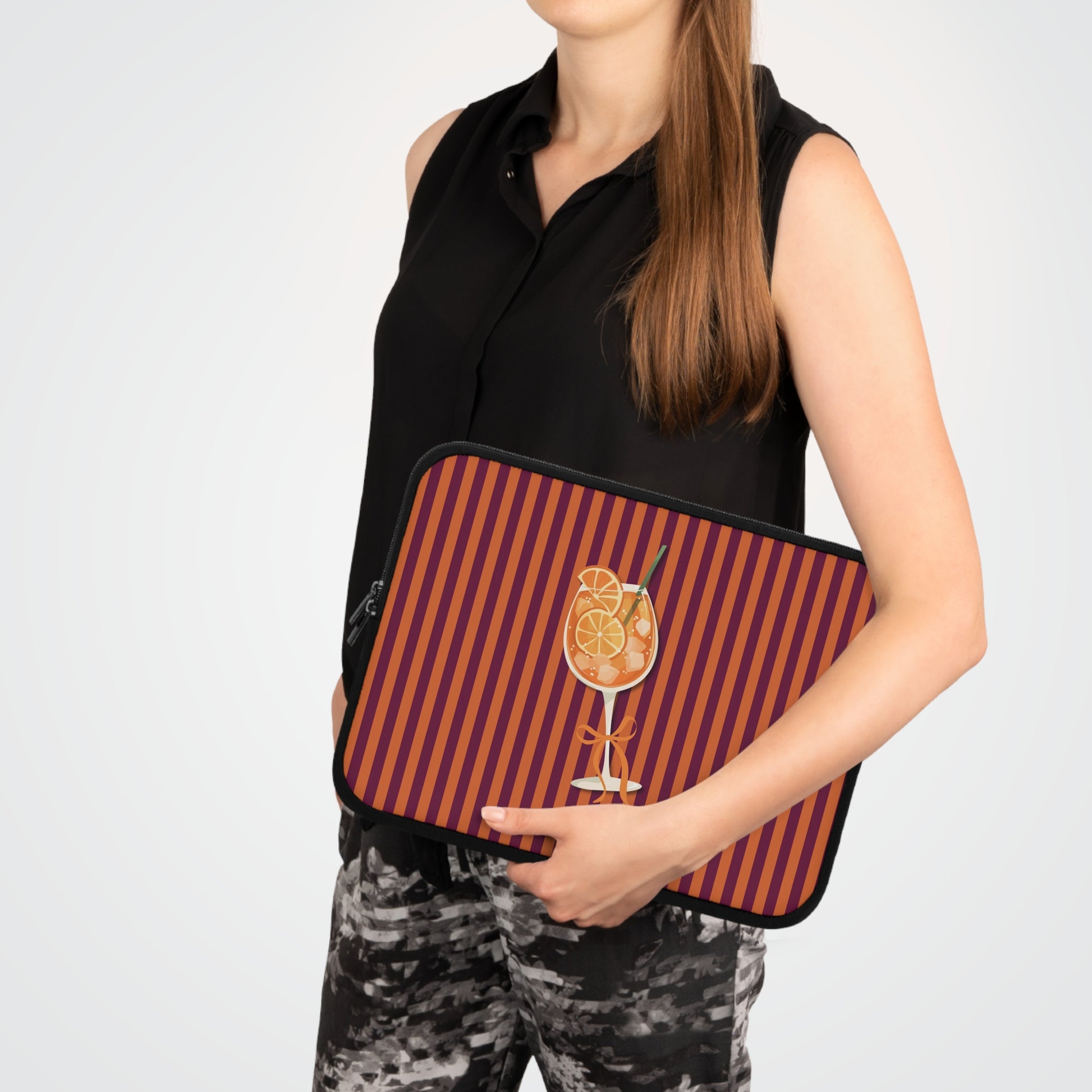 Aperol Spritz Laptop Sleeve by etchd, view 6