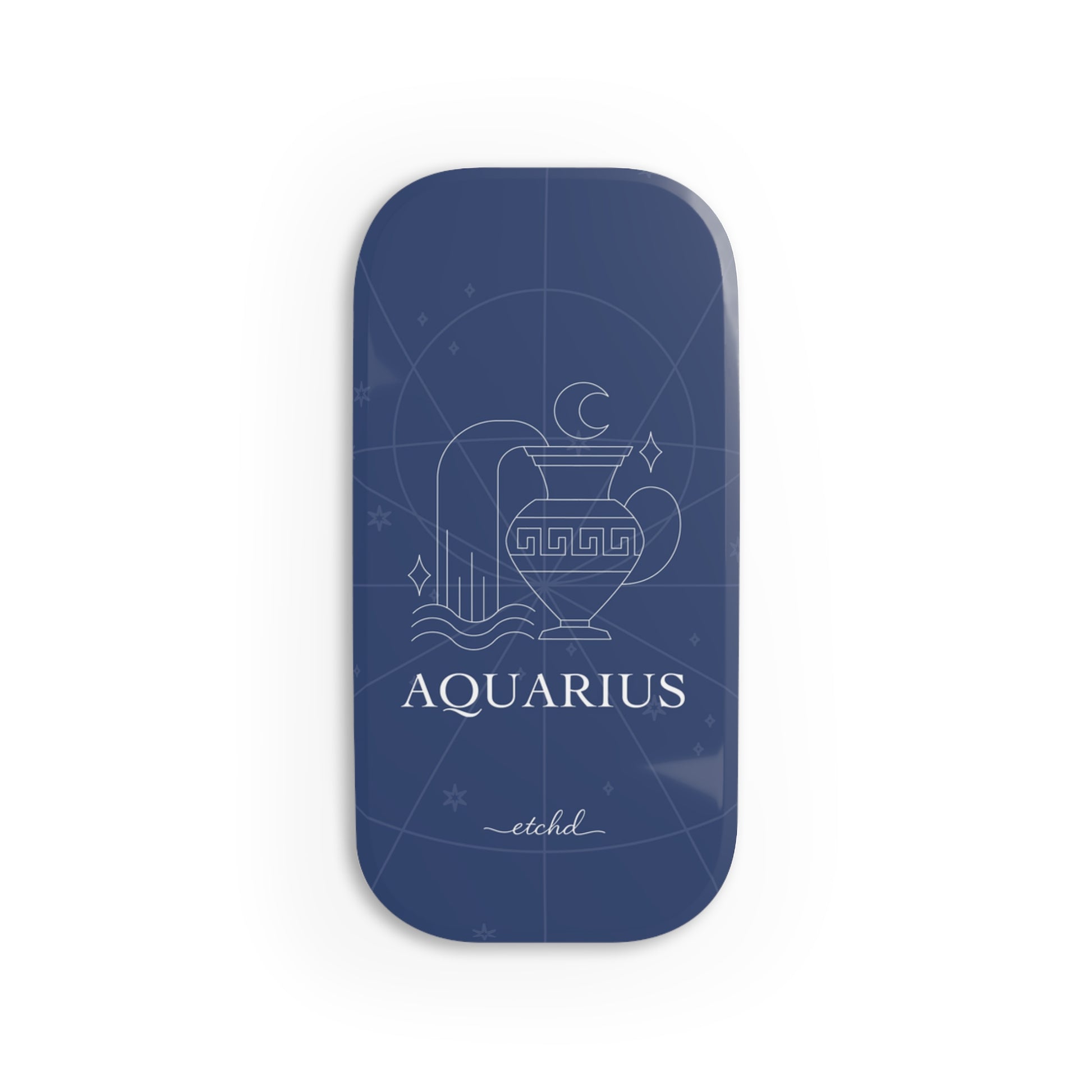 Aquarius Click-On Phone Grip by etchd
