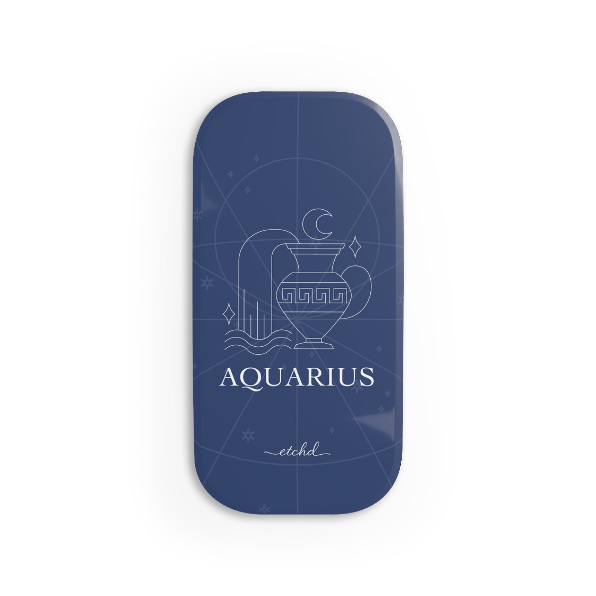Aquarius Click-On Phone Grip by etchd