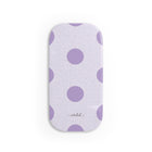 Lilac & Cream Polka Dot Click-On Phone Grip