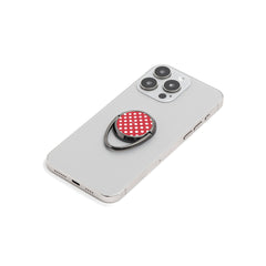 Classic Red Polka Dot Phone Ring Holder by etchd, view 6