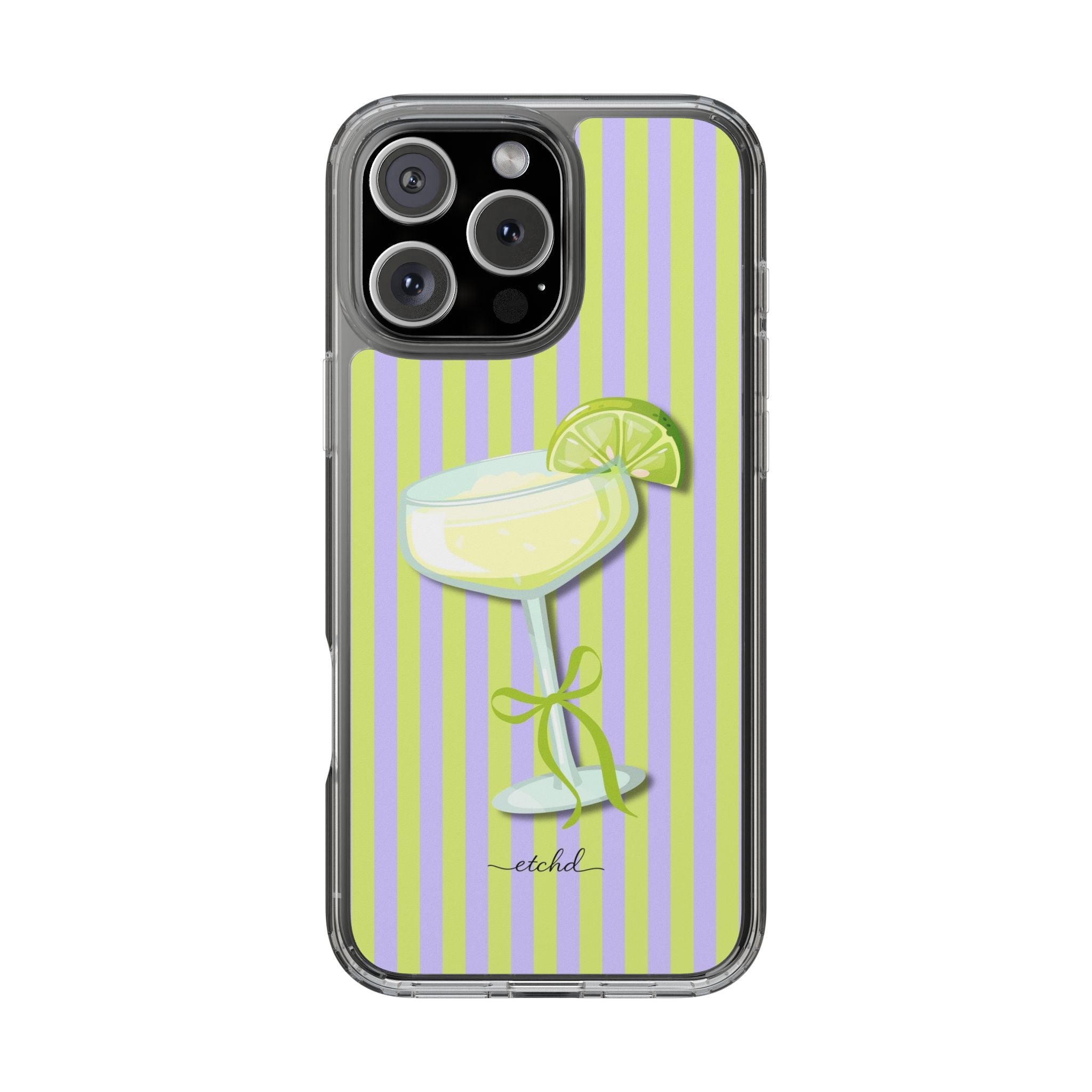 Margarita Clear Phone Case by etchd